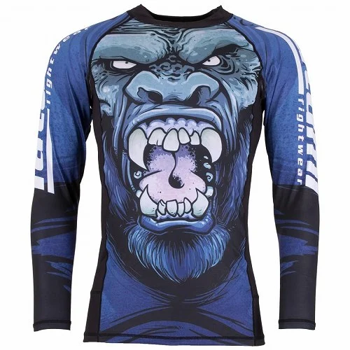 Tatami RashGuard GORILLA SMASH Long Sleeve Black