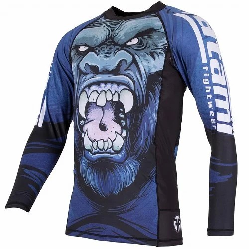 Tatami RashGuard GORILLA SMASH Long Sleeve Black - Ảnh 3