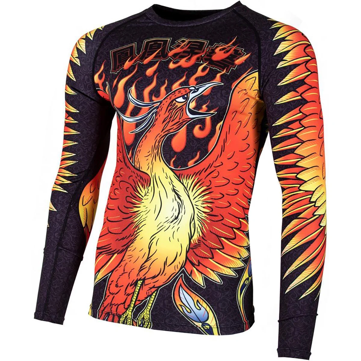 Tatami Fightwear x Meerkatsu Mythical Phoenix Long Sleeve Rashguard - Medium - Ảnh 2