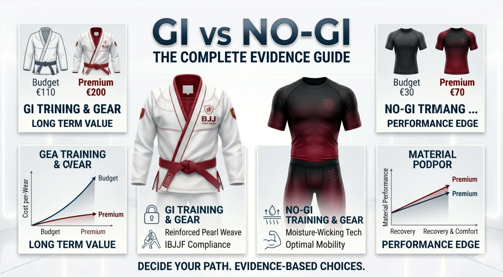 BJJ gi vs no-gi training