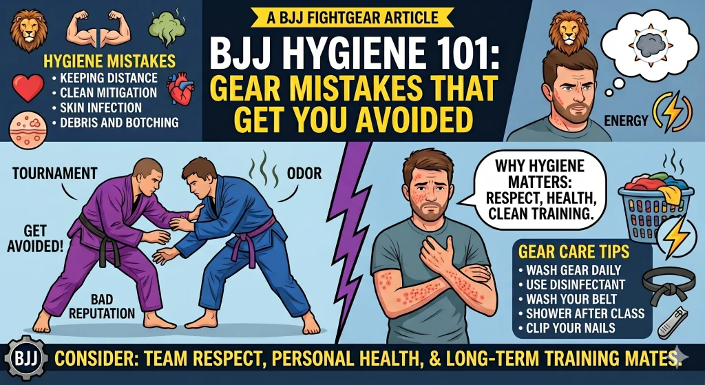 BJJ gear hygiene