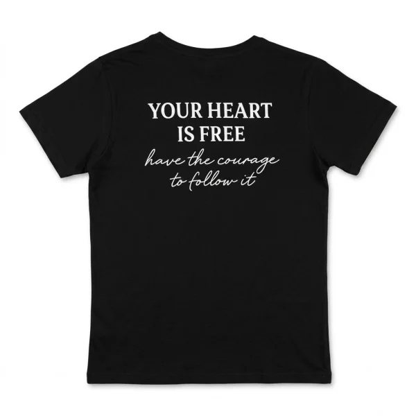 Ground Force Follow Your Heart T-Shirt - Black