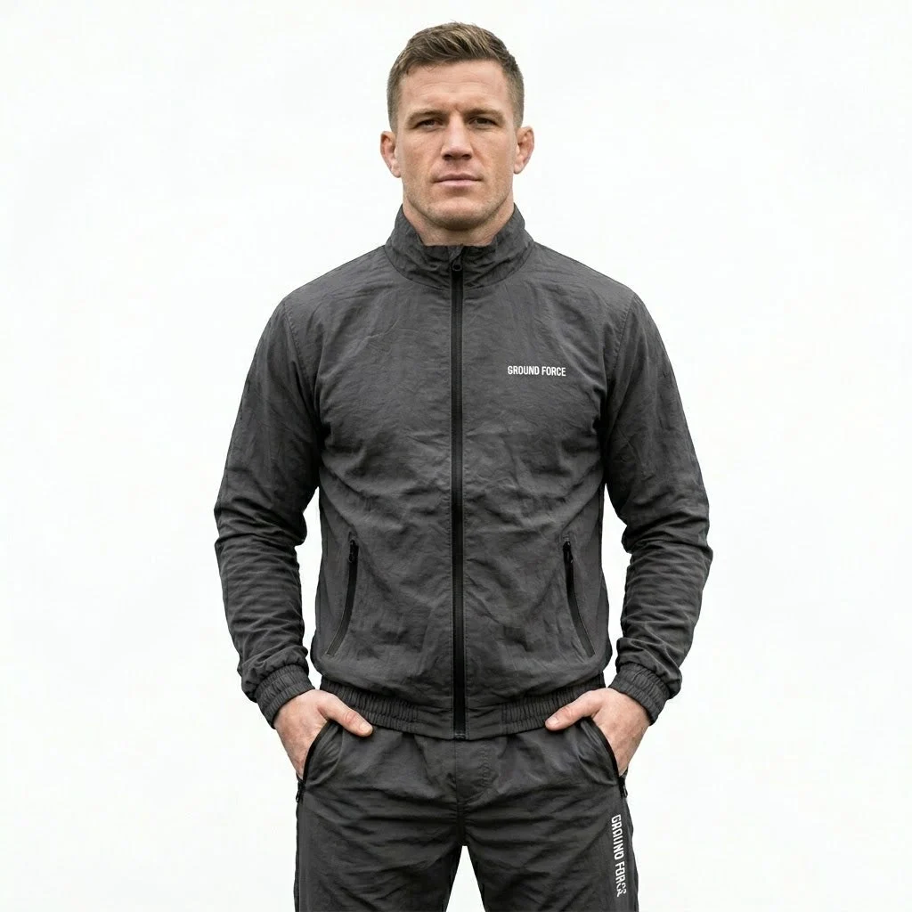 Ground Force Pro Tracksuit - Grey