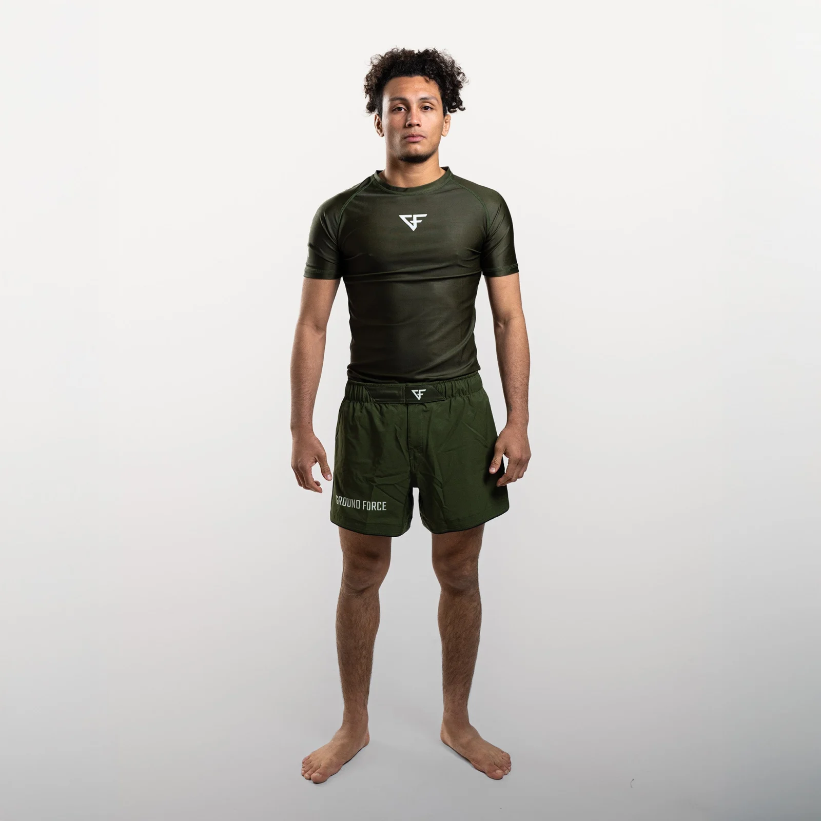 Ground Force Aero Rashguard - Military Green - Ảnh 3
