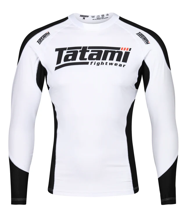 Tatami Fightwear Technical Long Sleeve Rash Guard - White - Ảnh 4
