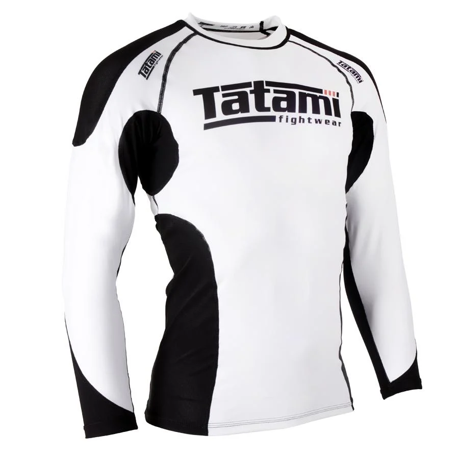 Tatami Fightwear Technical Long Sleeve Rash Guard - White - Ảnh 2