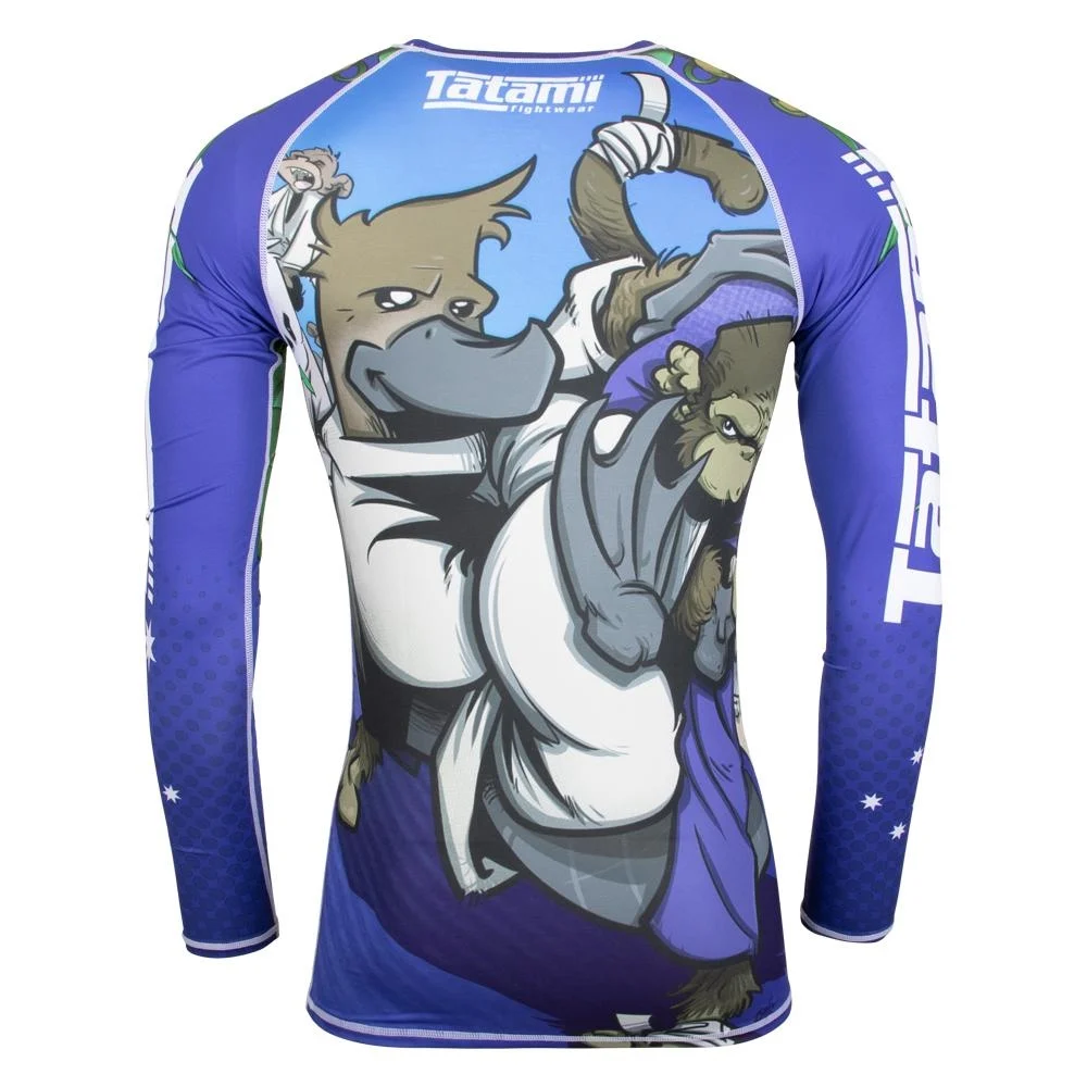 Tatami Omoplatapus LS Rashguard Blue-Green - Ảnh 3