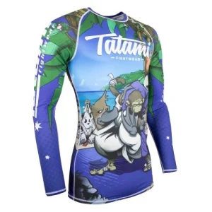 Tatami Omoplatapus LS Rashguard Blue-Green