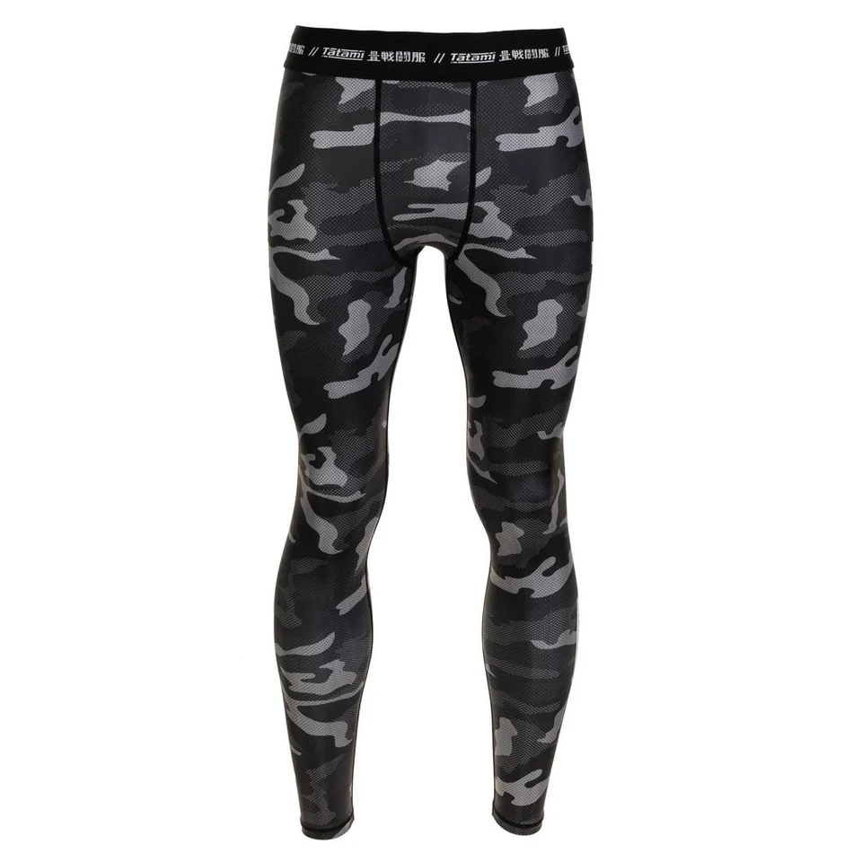 Tatami Rival Grappling Spats - Black & Camo - Size S