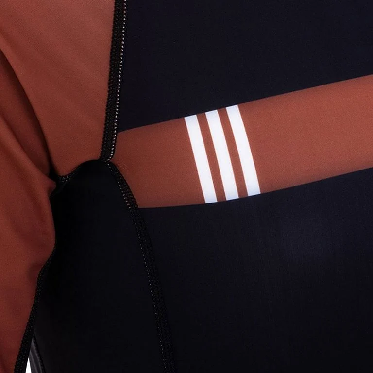 Tatami IBJJF Ranked Short Sleeve Rashguard Black-Brown - Ảnh 2