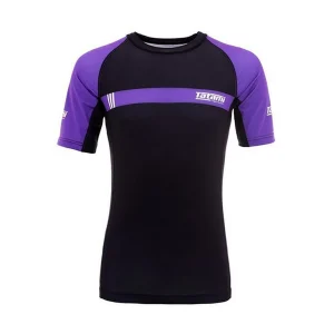 Tatami IBJJF Ranked SS Rashguard Black-Purple