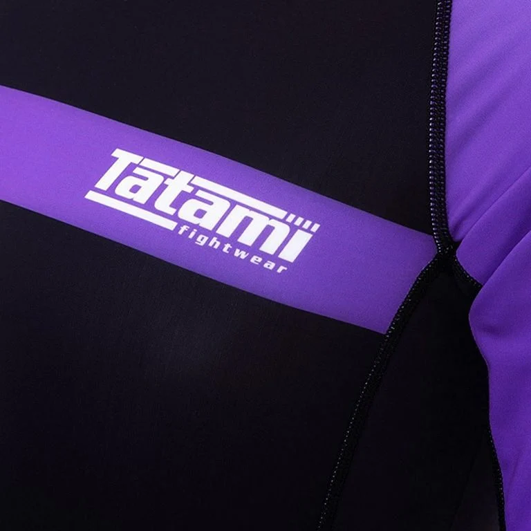 Tatami IBJJF Ranked SS Rashguard Black-Purple - Ảnh 2