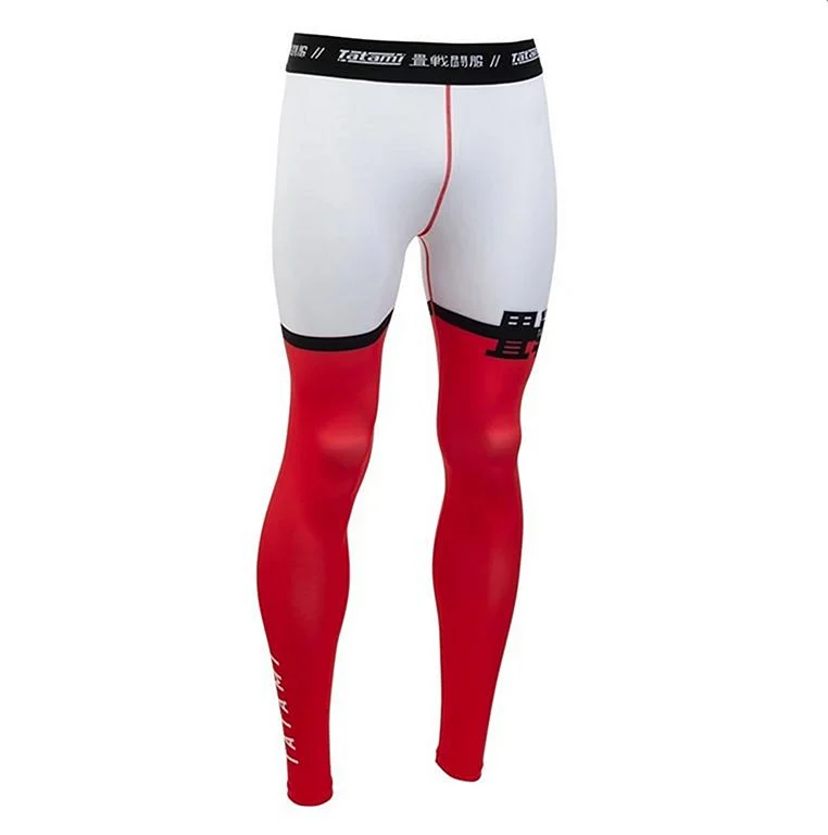 Tatami Super Grappling Spats White-Red - Ảnh 3